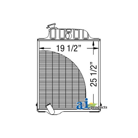 A & I Products Radiator 36" x23" x11" A-AR61883